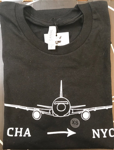 Airplane ||| CHA > NYC Tee